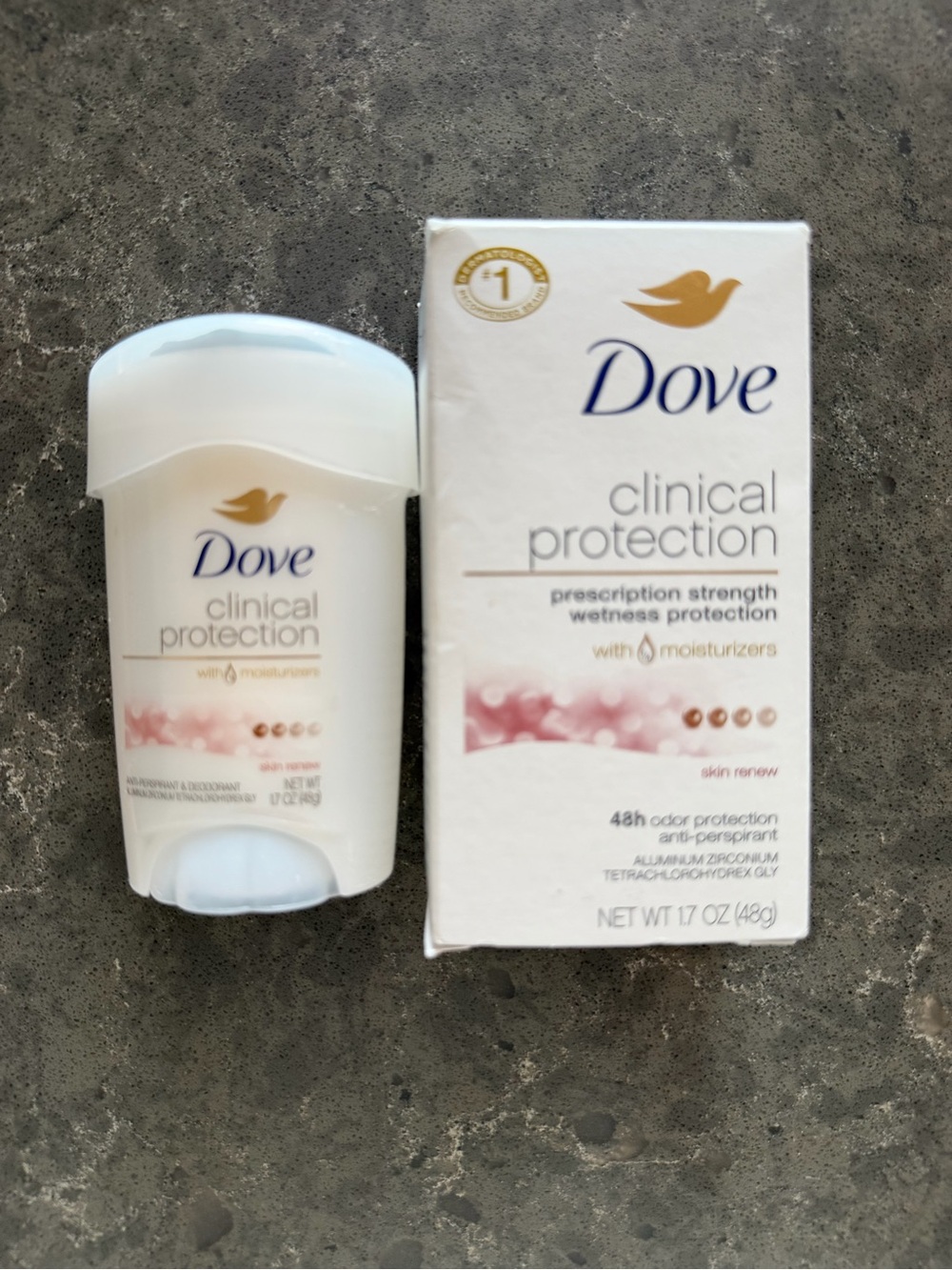 Dove Clinical Protection Skin Renew Antiperspirant Deodorant - White/Pink - Picture 2 of 3